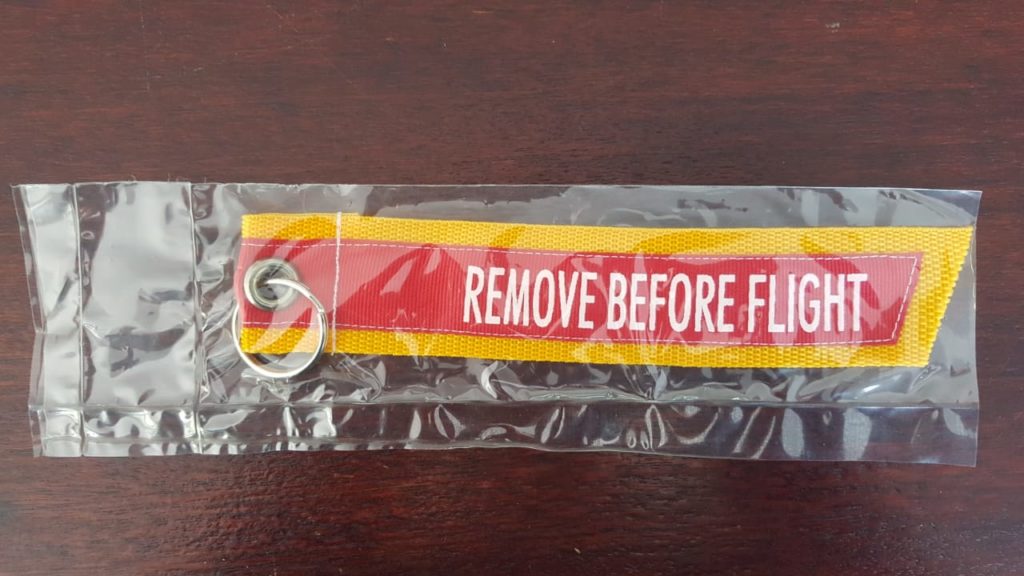 Remove before flight