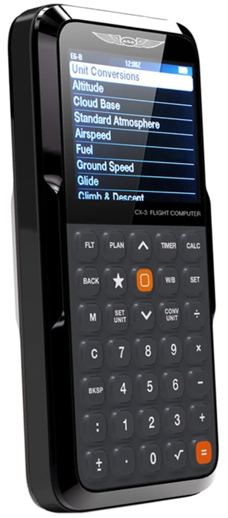 CX-3® Flight Computer, Flight Planning, pilot