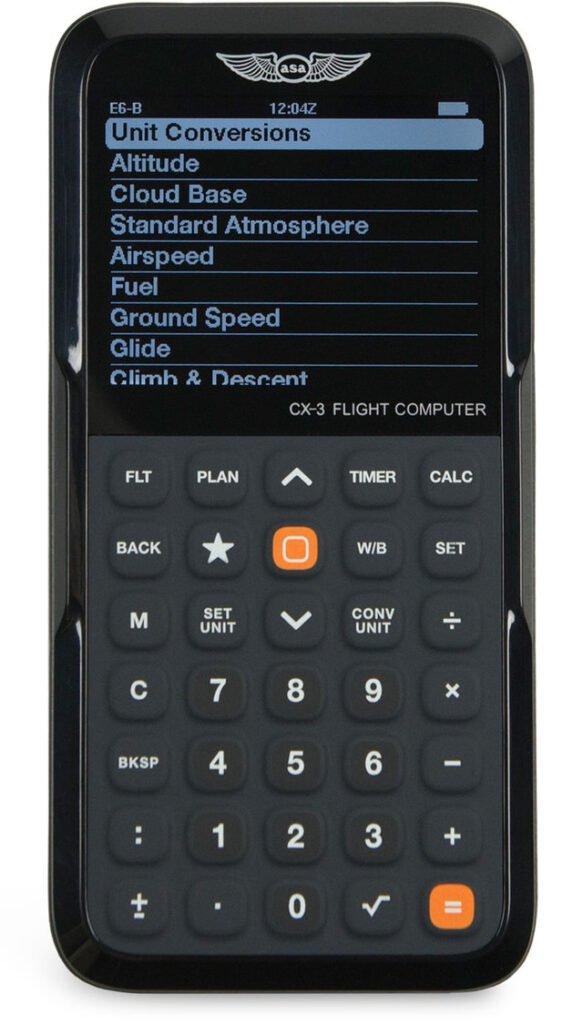 CX-3® Flight Computer, Flight Planning, pilot