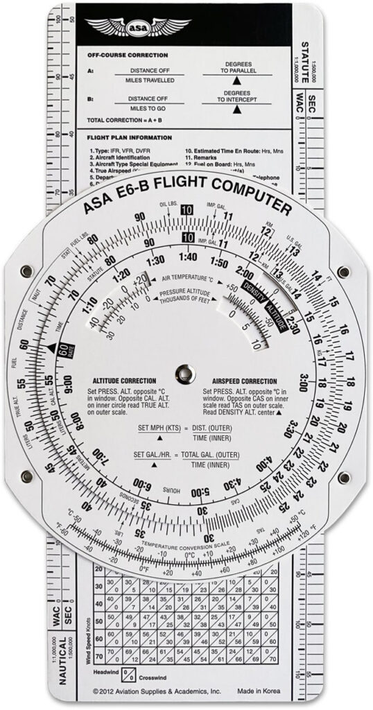 ASA-E6B-P – Paper E6B Computer