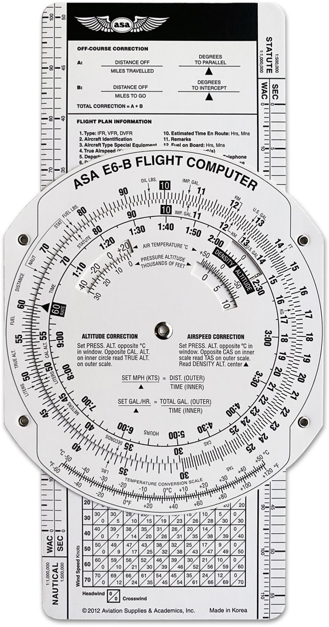 ASA-E6B-P - Paper E6B Computer - Image 2