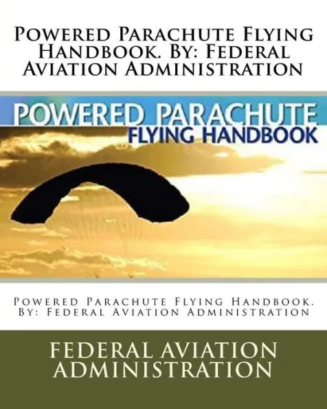 Close-up view of a powered parachute, highlighting its motor and parachute canopy.