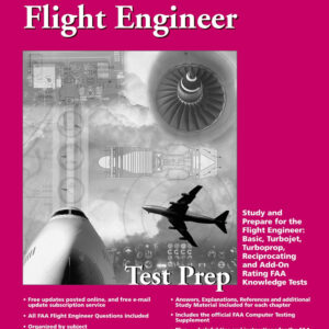 The Flight Engineer questions represent those on FAA Knowledge Exams, and are arranged by subject into chapters with answers, explanations (for correct and incorrect answers) and reference codes for Basic, Turbojet, Turboprop, Reciprocating, and Add-On Ratings. Helpful test instructions, tips, excellent cross-references, and more included. ASA is the leading resource for FAA Knowledge Exam preparation and continues to produce the best books available to prepare students for all the exams. Test Prep features: FAA Computer Testing Supplement is bundled with every test book so you will become accustomed to referring to the FAA Figures and Legends as you will during the test. This is the same book you will be issued at the testing center. The FAA tests are on a one-year cycle, with changes made up to 3 times a year. We make sure you have the most current information by posting updates on the ASA website that show changes made to the test questions, and providing a free email subscription service for automatic notification of when Updates are available. ASA’s Test Preps include representative questions and answer stems—plus answers, explanations (for both correct and incorrect answers), references, and FAA subject codes. Chapter text and illustrations help you more fully understand the concepts. The questions are arranged into chapters based on subject matter to promote better understanding, aid recall, and thus provide a more efficient study guide.