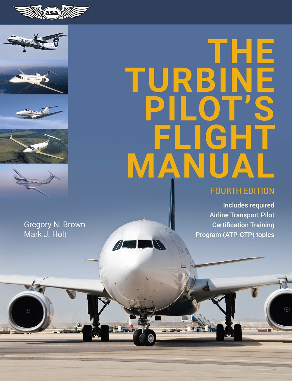 Mastering Turbine Aircraft with "The Turbine Pilot's Flight Manual" Level Up Your Flying: Essential Knowledge for Transitioning to Turbine Power Are you a pilot aiming to soar to new heights with turbine-powered aircraft? Whether you're gearing up for turbine aircraft ground school, prepping for a prestigious corporate or airline interview, or even setting your sights on your first personal jet or turboprop, "The Turbine Pilot's Flight Manual" by Greg Brown and Mark Holt is your one-stop guide to success. Master the Fundamentals with Clarity and Wit This comprehensive manual breaks down the intricacies of turbine aircraft operations with precision and a touch of humor. You'll gain a clear understanding of the key differences between turbine and piston engine aircraft, equipping you to confidently handle these powerful machines. Deep Dive into Every Aspect of Turbine Flight Go beyond the basics and delve into complex topics like: Turbine Engine Operations: Gain a thorough understanding of how turbine engines function and the factors affecting their performance. Advanced Aircraft Systems: Master the various systems onboard turbine aircraft, ensuring safe and efficient operation. High-Speed Aerodynamics: Learn the unique aerodynamic principles governing turbine aircraft flight at higher speeds. Automation Mastery: Effectively utilize sophisticated cockpit automation systems to enhance your situational awareness and workload management. Multi-Crew Coordination: Develop the skills necessary for seamless collaboration within a multi-pilot crew environment. High-Altitude & Adverse Weather Navigation: Navigate confidently in the challenging conditions often encountered at high altitudes. Air Carrier Operations: Gain valuable insights into the specific procedures and regulations governing commercial airline operations (if applicable). Modern Navigation & Communication: Master cutting-edge navigation technologies like RNAV/RNP and advanced communication protocols like datalink and ADS-B. Engine Performance Optimization: Learn the latest techniques for maximizing engine performance, including reduced vs. derated thrust. The Fourth Edition: Packed with Enhancements This upgraded edition provides a wealth of new resources to propel your turbine flying expertise: Dozens of Fresh Illustrations: Enhance your understanding with clear and informative visuals. Tech & Terminology Updates: Stay current with the latest advancements in turbine technology and terminology, ensuring you meet the requirements of Airline Transport Pilot Certification Training Programs (ATP-CTP). Expanded Glossary: Deepen your knowledge with an updated glossary of key airline and corporate aviation terms. Turbine Aircraft "Spotter's Guide": Identify different turbine aircraft models with ease. Online Resources: Access additional online materials to further your learning journey. The Authors: Your Trusted Guides Brown and Holt, with their clear explanations and wealth of illustrations, make even the most complex concepts accessible. Invest in Your Future: Take Command with "The Turbine Pilot's Flight Manual" Don't settle for anything less. Equip yourself with the knowledge and confidence to excel in the world of turbine aircraft. "The Turbine Pilot's Flight Manual" is your essential companion on the path to turbine flying mastery.