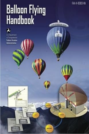 This Balloon Flying Handbook introduces the basic pilot knowledge and skills that are essential for piloting balloons. It introduces pilots to the broad spectrum of knowledge that will be needed as they progress in their pilot training. This handbook is for student pilots, as well as those pursuing more advanced pilot certificates.