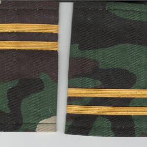 Bush Pilot Epaulettes Elevate your pilot uniform with these stylish and durable Bush Pilot Epaulettes. Crafted in a classic camo pattern with striking gold accents, these epaulettes add a touch of rugged sophistication to any outfit. Key Features: Authentic Design: Inspired by the iconic Bush Pilot tradition, these epaulettes capture the essence of adventurous flying. High-Quality Materials: Constructed from durable fabrics and premium hardware for long-lasting wear. Versatile Style: Suitable for both formal and casual aviation attire, including pilot jackets, flight suits, and shirts. Easy to Attach: Features secure fastenings for effortless attachment to your uniform. Embrace the Spirit of Adventure Whether you're a seasoned bush pilot or simply admire the thrill of flying in remote locations, these Bush Pilot Epaulettes are the perfect way to express your passion for aviation. With their distinctive camo and gold design, they instantly elevate your uniform and make a bold statement. Order your Bush Pilot Epaulettes today and let the world know that you're a true aviation enthusiast.