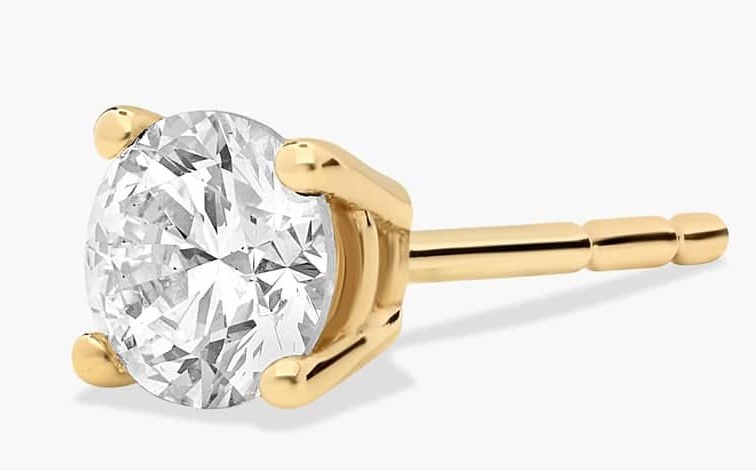 Diamgold stud earrings gold price